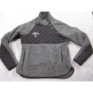 Lipscomb Bisons Sweater Womens Small Gray Sherpa Pullover Fleece NCAA College